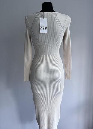 Сукня міді zara 6