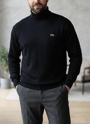 Чоловічий гольф / светр lacoste вовняний woolmark | вінтаж (оригінал, франція)