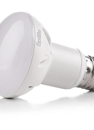 Лампа светодиодная рефлекторная r led e27 9w 24 pcs cw r63-a smd 2835 220v