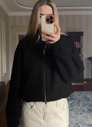 Жіночий бомбер zara чорний