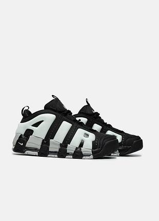 Nike air uptempo low black photon dust 6