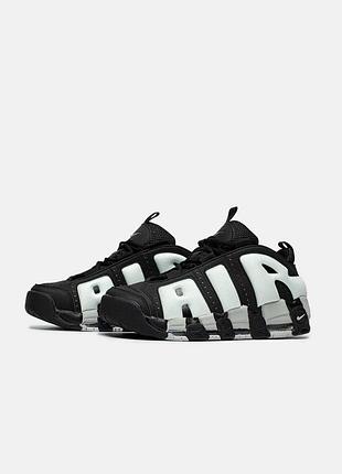 Nike air uptempo low black photon dust 8