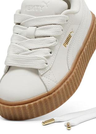 Отличные кроссовки puma x fenty creeper peatty ‘earth tone pack - warm white'