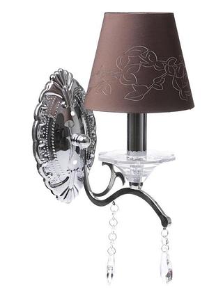 Бра настенное накладное с абажуром bcl-305w/1 brille 186410