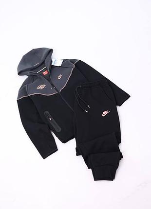 Спортивний костюм чоловічий nike tech syna world central cee, чорний