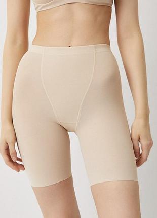 Трусики жіночі uniqlo airism моделюючі шорти-панталони бежеві