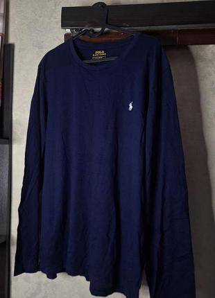 Лонгслів чоловічий polo ralph lauren синій