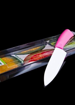Нож большой керамический 18см pink (ns7kn1)