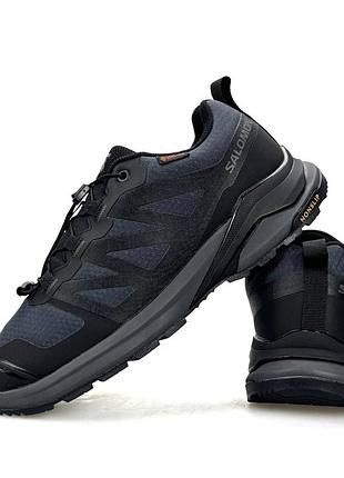 Чоловічі кросівки salomon x-adventure gtx bluish grey black