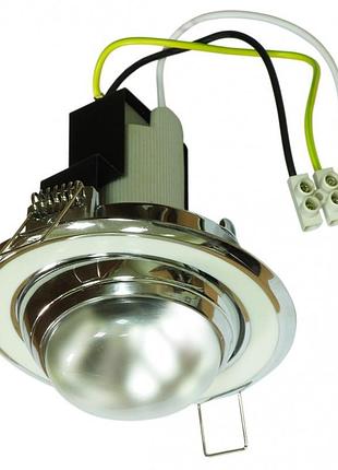 Светильник точечный поворотный ro-50d white/chr