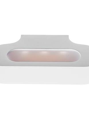 Підсвітка настінна накладна мінімалізм led білого кольору al-519/12w ww wh brille 27-020