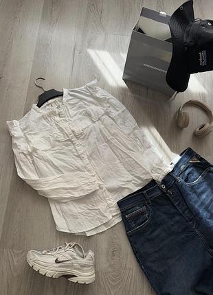Сорочка. лляна. натуральна. h&m 2