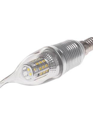 Лампа светодиодная led e14 9w nw cl37 220v