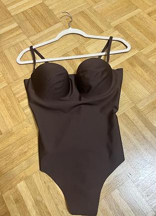 Боді жіноче skims underwire thong bodysuit 5