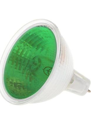 Лампа галогенна 50w gu5.3 mr16 (36) green 220v
