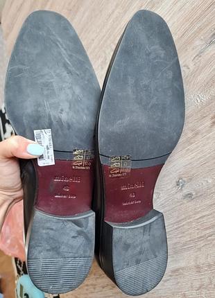 Чоловічі шкіряні черевики minelli 43 7