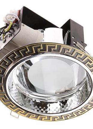 Светильник downlight потолочный встроенный dl-26/2 ab e27 brille 166641
