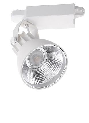 Светильник трековый поворотный led kw-11 cob wh brille 32-296