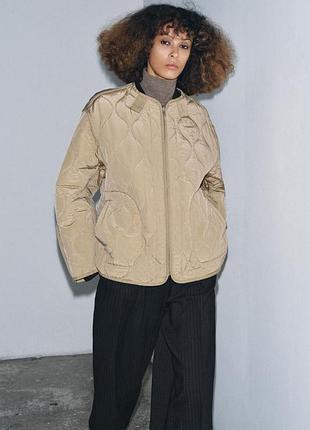 Демисезонная куртка zara (двусторонняя) 3