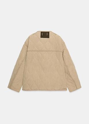 Демисезонная куртка zara (двусторонняя) 9