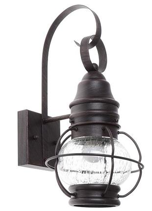 Светильник настенный фасадный лофт gl-100 am bk brille 34-055