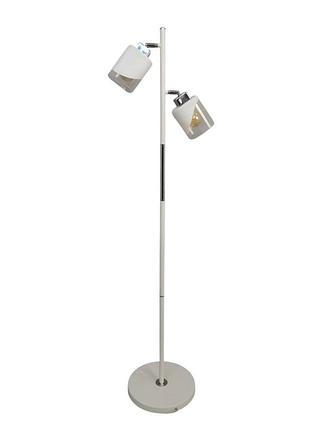 Lk-727f/2 e27 wh+ch торшер