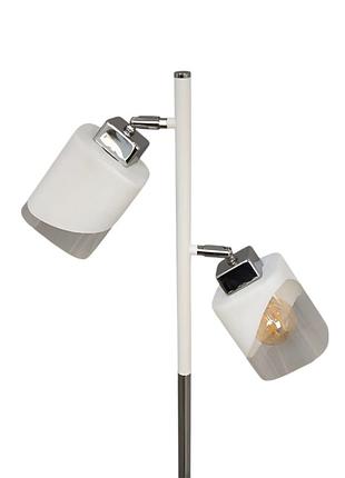 Lk-727f/2 e27 wh+ch торшер 2