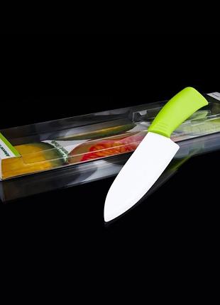 Ніж великий керамічний 18см green (ns7kn1)