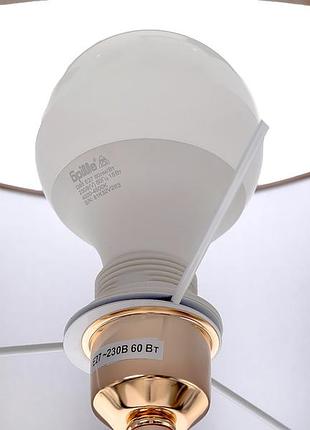 Торшер с абажуром fe-30/1 e27 bk+cof 2