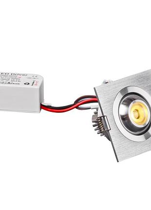 Светильник точечный led-101/1w al