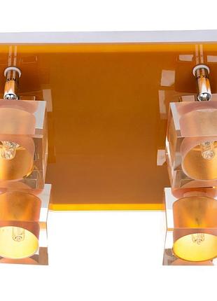 Светильник спот поворотный накладной htl-147/4 g9 orange