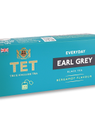 Чай черный байховый мелкий с ароматом бергамота earl grey everyday тет к/у 20х