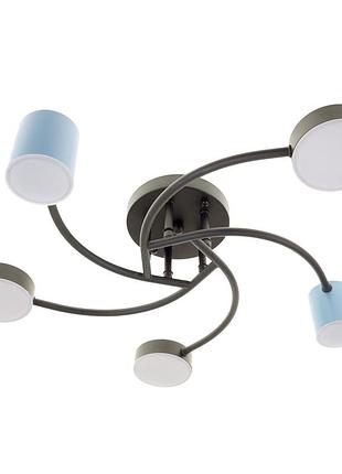 Люстра світлодіодна стельова 36w ww+nw+cw bk+bl (br-01 647c/5)