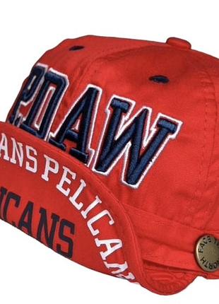 Літня кепка для хлопчика 48-50см pelicans червона