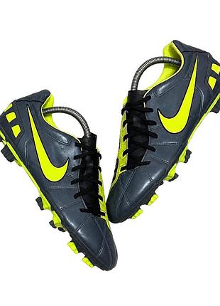 Nike total90 laser ii 385402-470 fg silver boots cleats mens football/soccers чоловічі бутси 44,5 розмір мужские бутсы найк