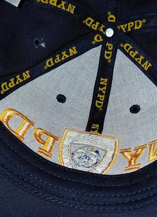 Бейсболка чоловіча nypd чорна 4