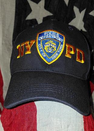 Бейсболка чоловіча nypd чорна
