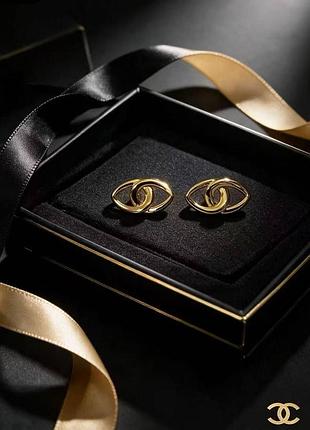 Сережки chanel нові