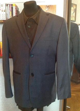 Шикарнейший брендовый шерстяной пиджак lindbergh, р. 56-581 фото