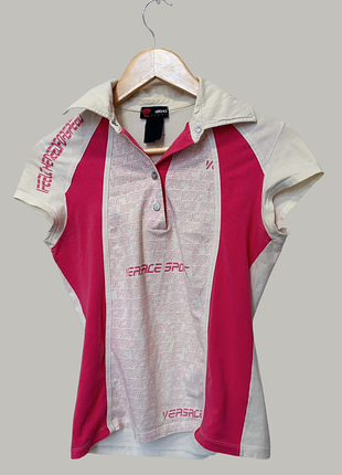 Футболка женская versace sport розовая