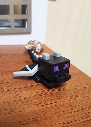 Фігурка kinder joy minecraft чорний дракон рідкісний