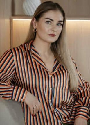 Яскрава сорочка у смужку zara 3