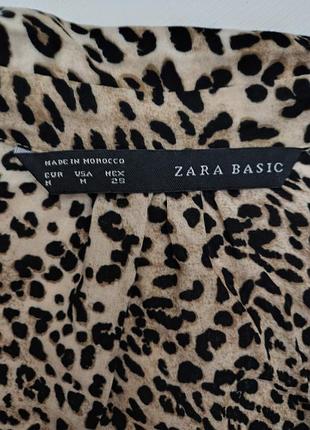 Блуза принт леопард zara 3