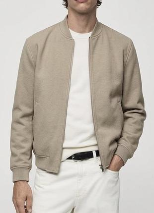 Чоловіча куртка бомбер zara l