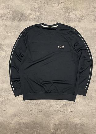 Чоловічий світшот boss hugo boss чорний