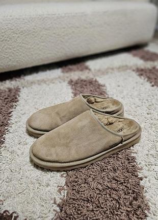 Ugg чоловічі капці classic slip-on slipper "mustard seed" — оригінал!