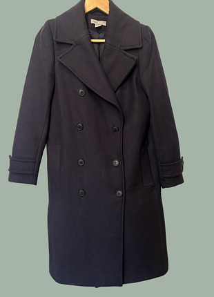 Пальто вовняне h&m wool blend