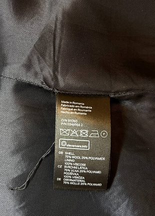 Пальто вовняне h&m wool blend 9