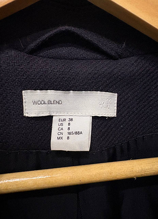 Пальто вовняне h&m wool blend 10