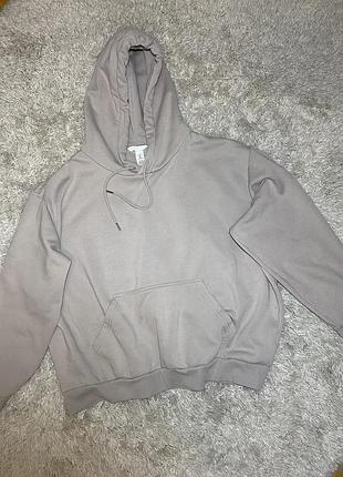 Жіноче утеплене худі h&m бавовна поліестер оверсайз, l